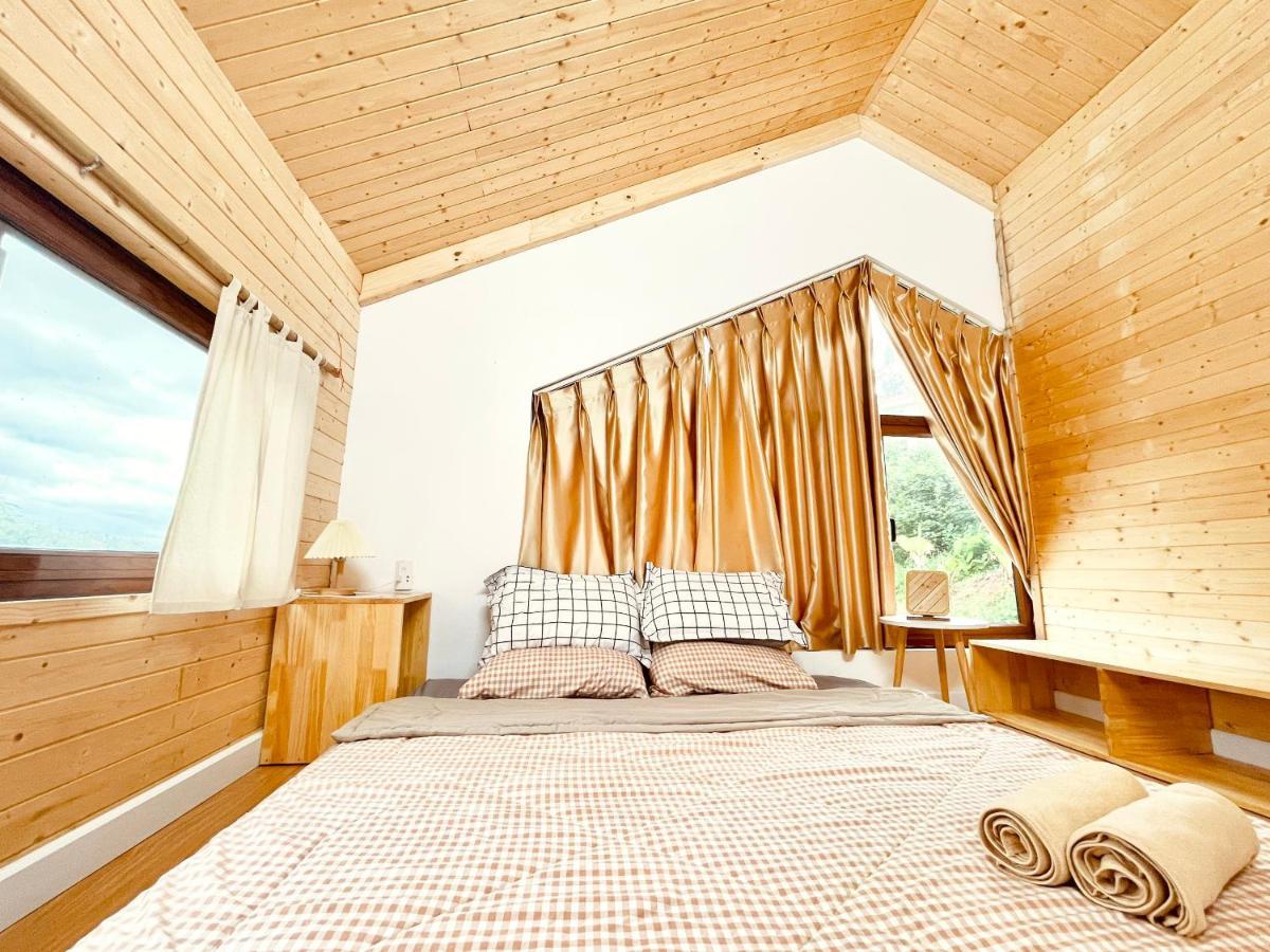 Micasa - Nha Gac Mai Tren Dinh Doi Villa Cao Bang Exteriör bild