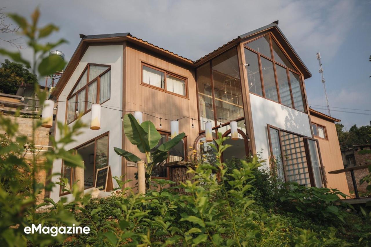 Micasa - Nha Gac Mai Tren Dinh Doi Villa Cao Bang Exteriör bild