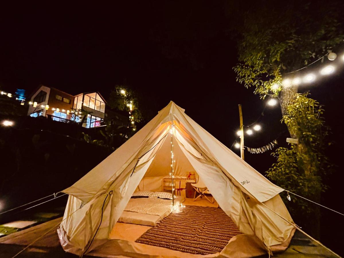 Micasa - Nha Gac Mai Tren Dinh Doi Villa Cao Bang Exteriör bild