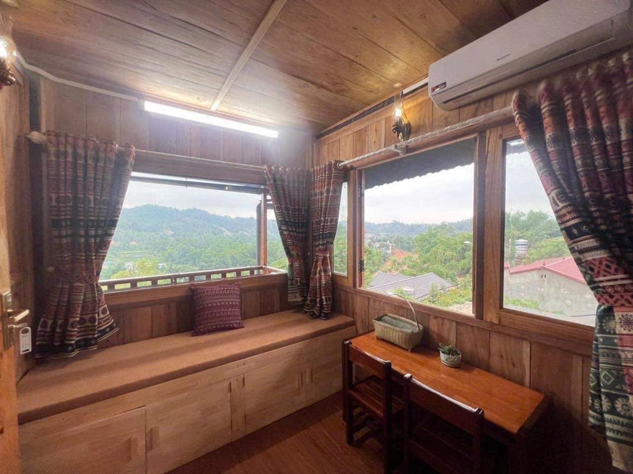 Micasa - Nha Gac Mai Tren Dinh Doi Villa Cao Bang Exteriör bild